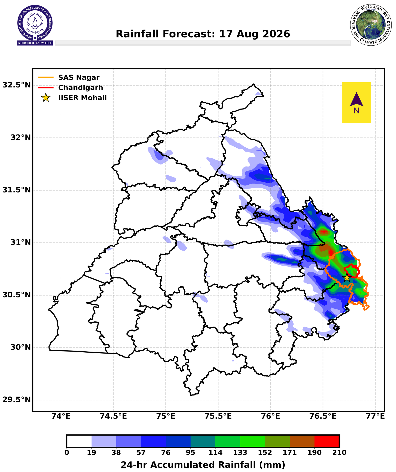 🌧️ Rainfall Map